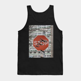 Banksy - Stop War Stop Sign Tank Top